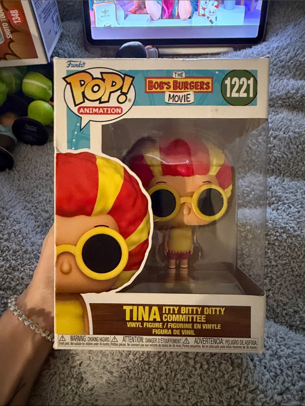 Funko Tina Itty Bitty Ditty Committee Vinyl Figure - Yellow & Red